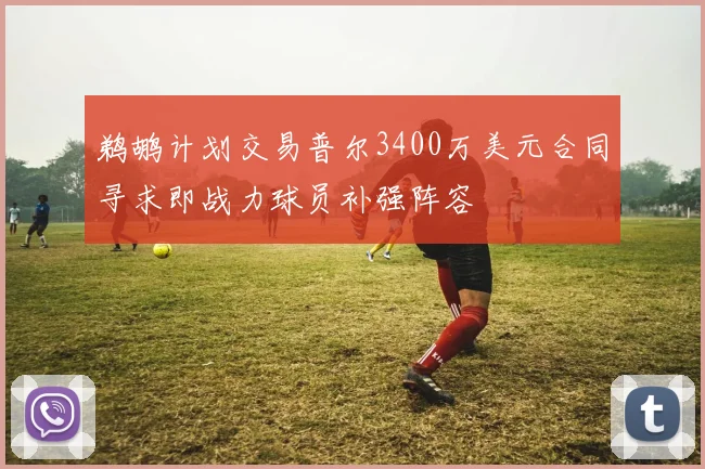 鹈鹕计划交易普尔3400万美元合同寻求即战力球员补强阵容