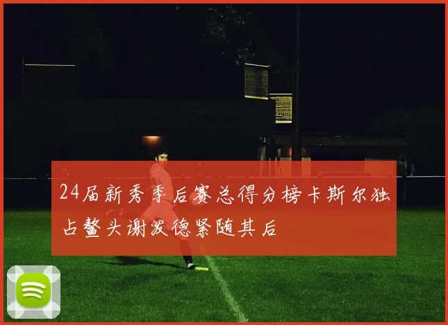 24届新秀季后赛总得分榜卡斯尔独占鳌头谢泼德紧随其后